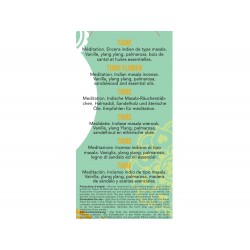 Indischer Weihrauch, 100% natürlich "Hohe Tradition" - Tiaré Gourmet (Frangipani) - 20 pces - Les encens du monde