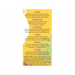 Encens Indiens, 100% naturels "Haute tradition" - Oliban - 20 pces - Les encens du monde