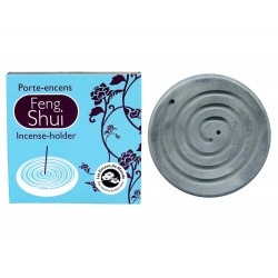 Porte-encens "Feng-Shui" en pierre taillée à la main - Les encens du monde