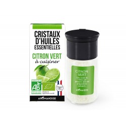 CRISTAUX D'HUILES ESSENTIELLES CITRON VERT - AROMANDISE 