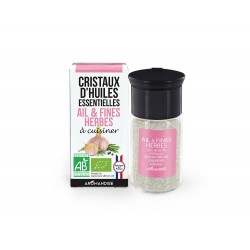 CRISTAUX D'HUILES ESSENTIELLES AIL ET FINES HERBES  - AROMANDISE 