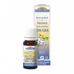 Bio-Bachblütenkomplex - Rescue / Friedliche Nacht (N°39N) - 10ml Granulat - Biofloral