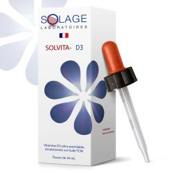 Vitamine D3 naturelle et liposoluble - 50ml, 160 jours - Solage
