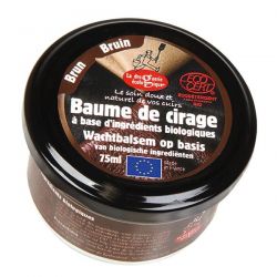 Baume de cirage BIO, Marron - 75ml - La Droguerie écologique