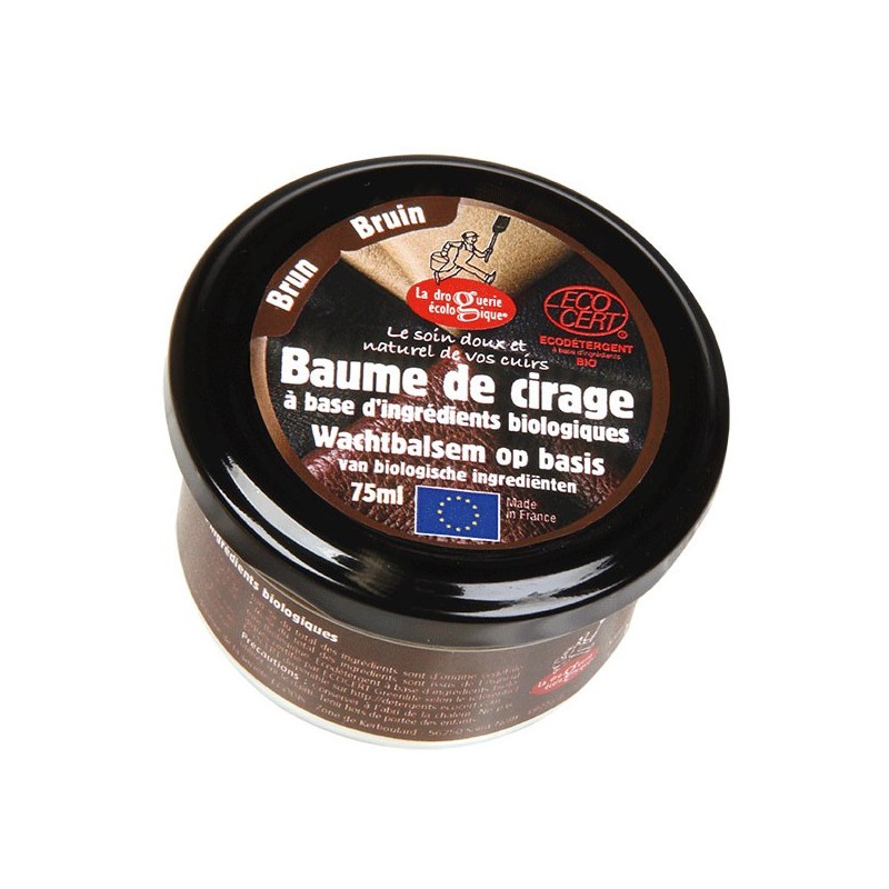 Bio-Schuhcreme-Balsam, Braun - 75ml - La Droguerie écologique