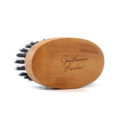Brosse à barbe artisanale, Pur Sanglier et bois de Poirier, Grand modèle - Gentleman Barbier
