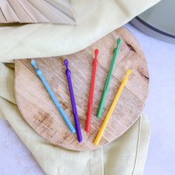 Nettoyeur d'oreilles écologiques biosourcé, bleu - Lamazuna