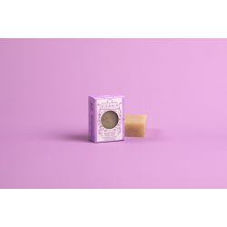 Schweizer Seife, "Good Vibes from Tulsi" mit Lavendel, Heiligem Basilikum und Sonnenblume - 90g - Zizan!a