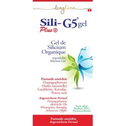 Gel Silicium organique, G5 PLUS - Enrichie à l'harpagophytum et huiles essentielles - 200ml - Longline