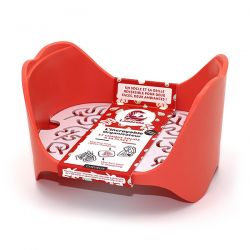 Organizzatore di cosmetici solido, durevole ed ecologico - Rosso, versione capelli - Lamazuna