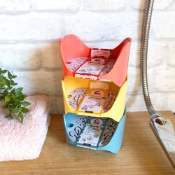 Organizzatore di cosmetici solido, durevole ed ecologico - Giallo, versione corpo - Lamazuna