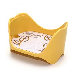 Organizzatore di cosmetici solido, durevole ed ecologico - Giallo, versione corpo - Lamazuna