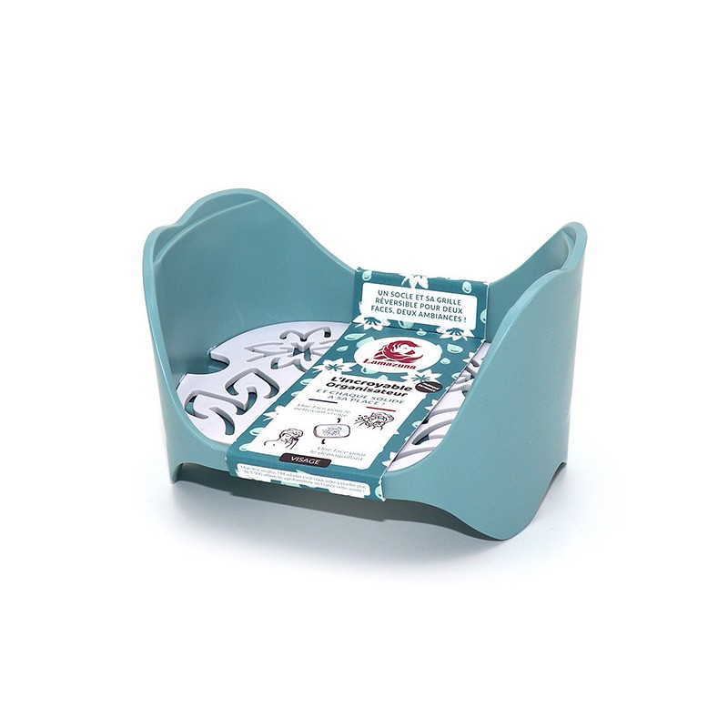 Solider, langlebiger und umweltfreundlicher Kosmetik-Organizer - Blau, Version für die Gesicht - Lamazuna