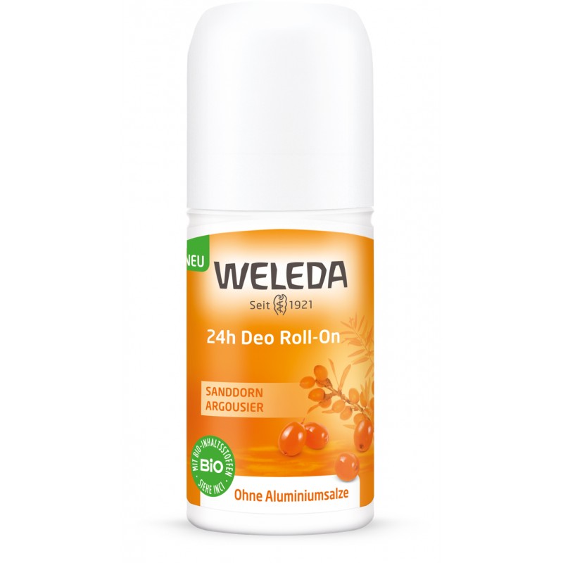 Deo Roll-on biologico, Olivello spinoso 24h - 50ml - Weleda