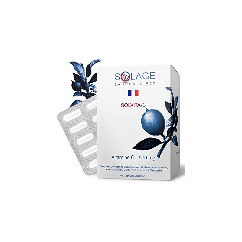 Vitamina C naturale liposolubile  - Solvita-C - 60 capsule, 1 mese - Solage