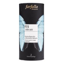 Legno di sandalo, naturale balsamo dopobarba, per l'uomo - 100ml - Farfalla