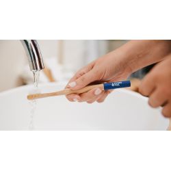 Spazzolino da denti in bambù - Blu scuro, Soft - Hydrophil