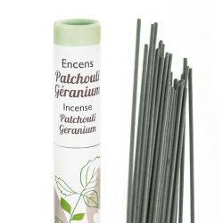 Japanische Pflanze Weihrauch, Herbosense, 100% natürlich - Patchouli, Geranium - 30pces - Les Encens du Monde