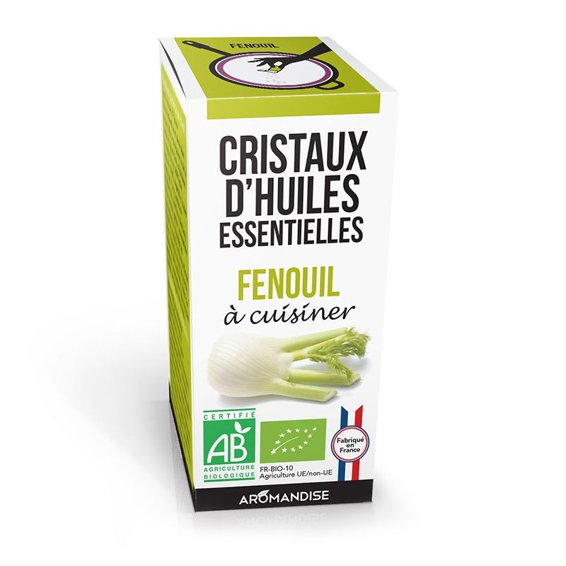 CRISTAUX D'HUILES ESSENTIELLES FENOUIL - AROMANDISE