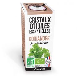 Cristalli di olio essenziale biologico per cucinare, coriandolo - 10g - Aromandise