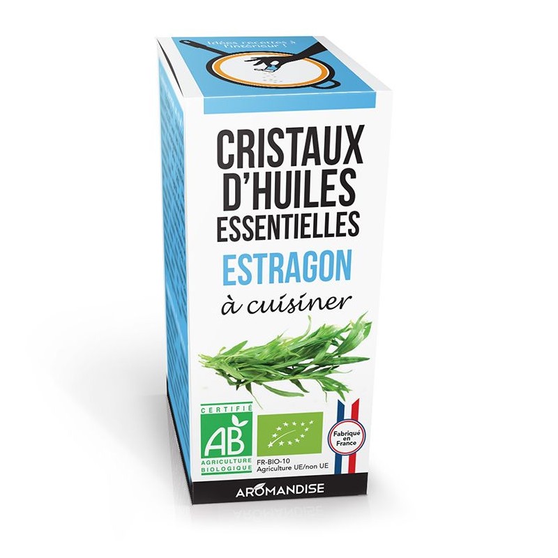 Bio Ätherisches Öl Kristalle zum Kochen, Estragon - 10g - Aromandise