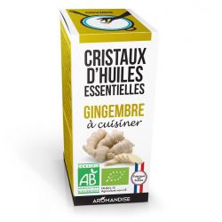 Bio-Ätherisches Öl Kristalle für das Kochen, Ingwer - 10g - Aromandise