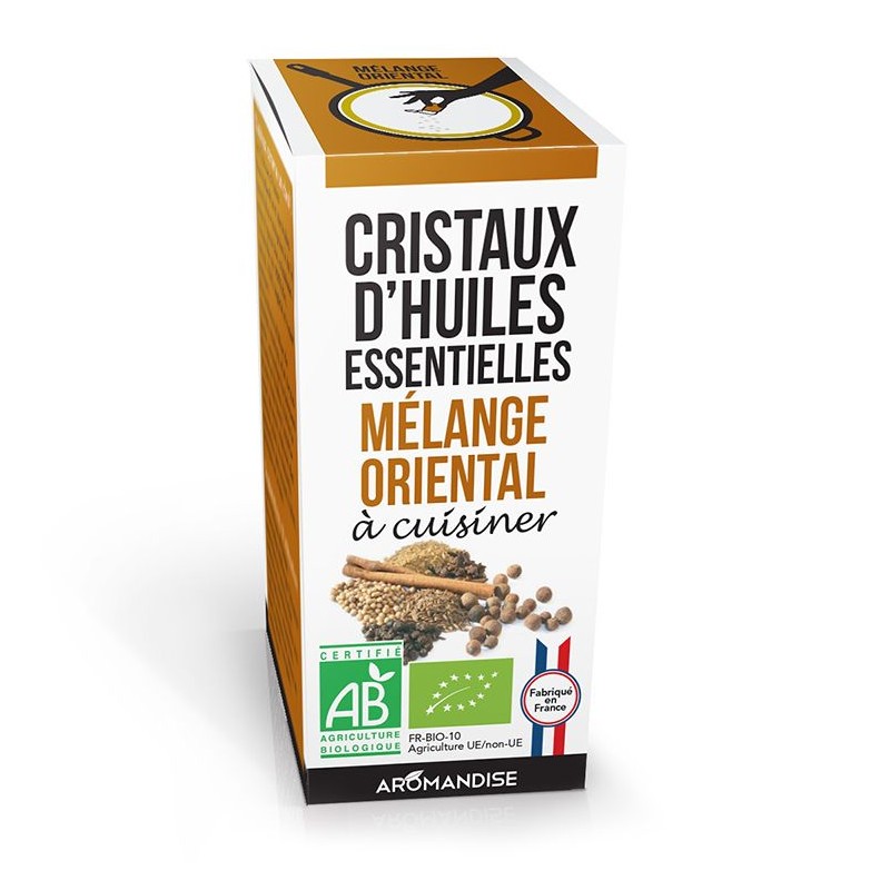 Organische ätherische Ölkristalle zum Kochen, orientalische Mischung - 10g - Aromandise