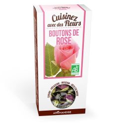 Fiori biologici da mangiare,  Rosebud - 30g - Aromandise