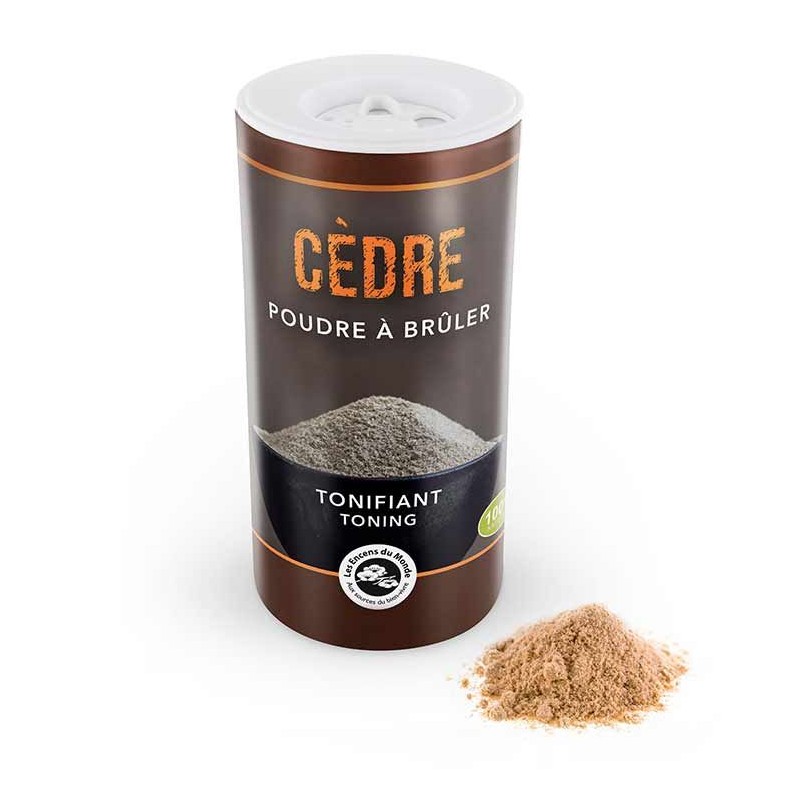 Aromatisches Zedernholz-Pulver - 40g - Les encens du monde (Aromandise)