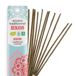 Incenso indiano, 100% naturale "Alta tradizione" - Benjoin - 20 pces - Les encens du monde