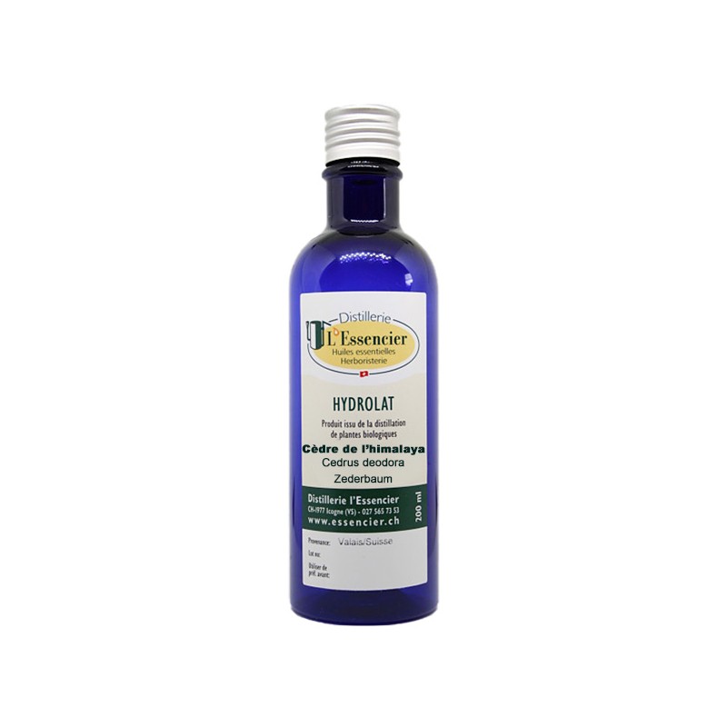 Hydrolat comestible de cèdre de l'Himalaya Biologique - 200 ml - L'essencier