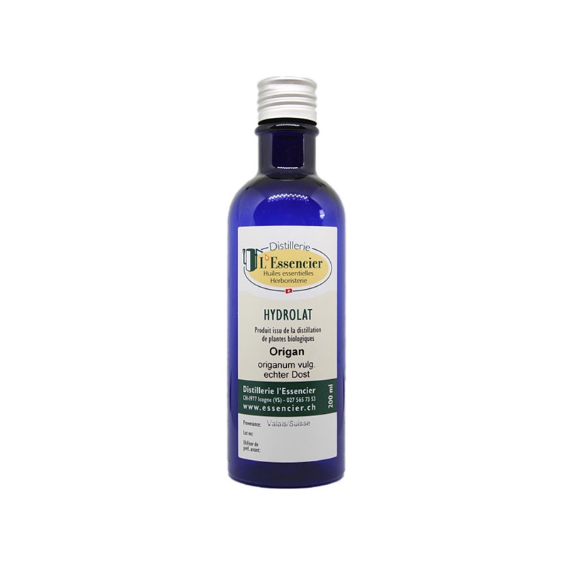 Hydrolat comestible d'Origan Biologique du Valais - 200 ml - L'essencier