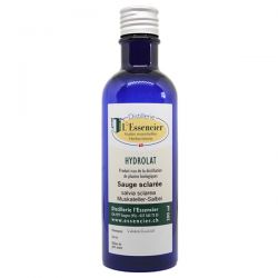 Idrolato commestibile di salvia sclarea biologica del Vallese - 200 ml - L'essencier