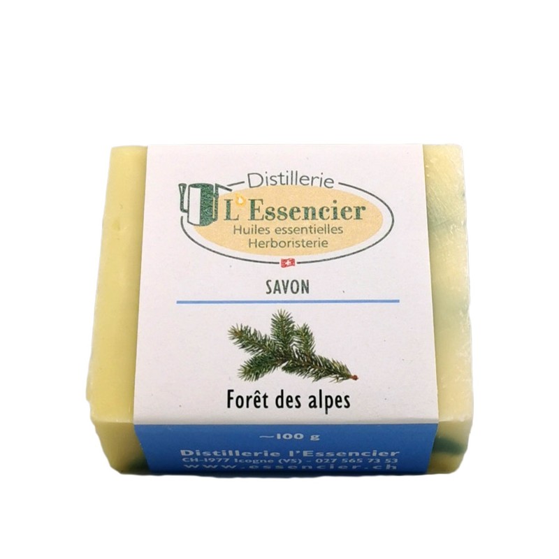 Sapone artigianale del Vallese - Foresta Alpina - 100g - L'essencier