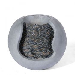 Wasserfontäne - "Moderna Andy" mit reinem zeitgenössischem Design - Zen'Light