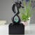 Fontana d'acqua - "Amor" Nero (con luce LED e palla) - Zen'Light
