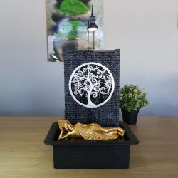 Fontaine à eau - "Arbre de Vie" (avec éclairage LED) - Zen'Light