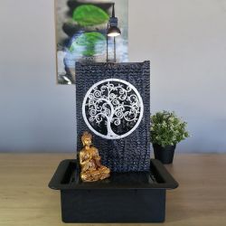 Fontaine à eau - "Arbre de Vie" (avec éclairage LED) - Zen'Light