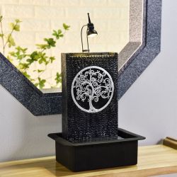 Fontaine à eau - "Arbre de Vie" (avec éclairage LED) - Zen'Light