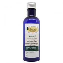 Essbares Hydrolat aus Thymian vulgaris mit Thujanol Bio aus dem Wallis - 200 ml - L'essencier