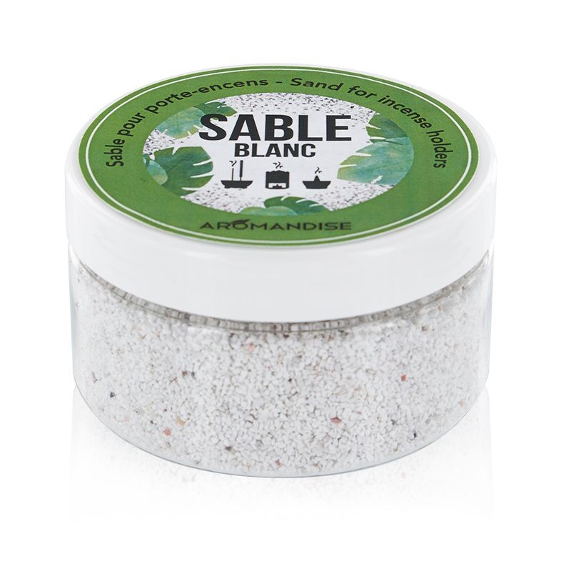 Sable blanc pour porte-encens - Les encens du monde (Aromandise)