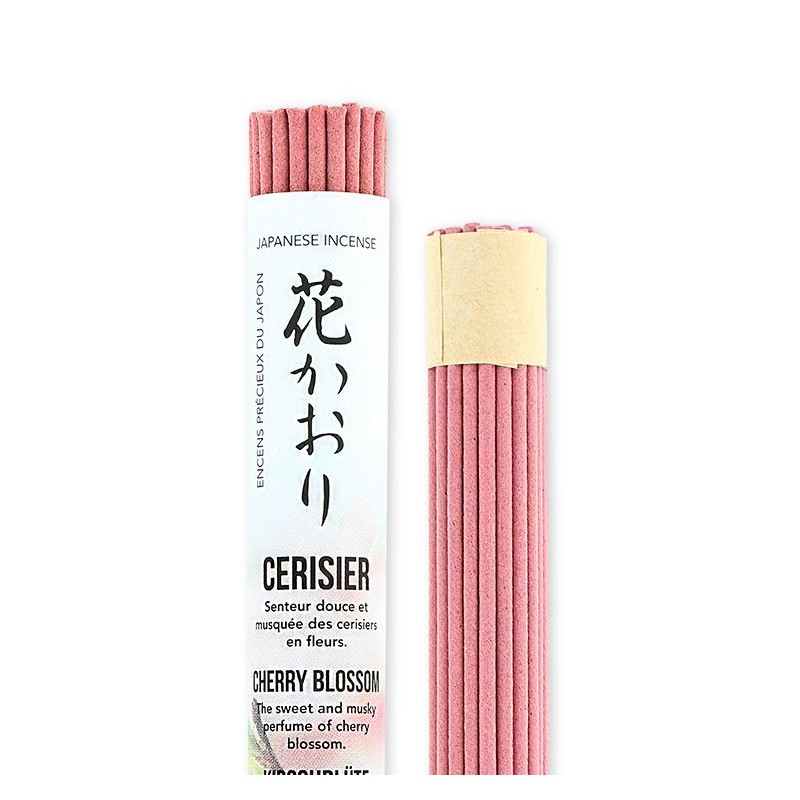 Rouleaux d'encens japonais court, CERISIER - 35x 30 min. - Les encens du monde