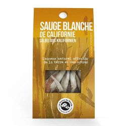 Sauge Blanche de Californie - 2 rameaux - Les encens du monde