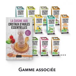 Livre, La cuisine aux cristaux d'huiles essentielles - Aromandise