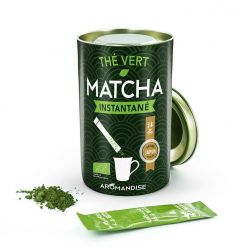 Bastoncini di tè verde giapponese Matcha istantaneo - 25 bastoncini da 0,5g - Aromandise