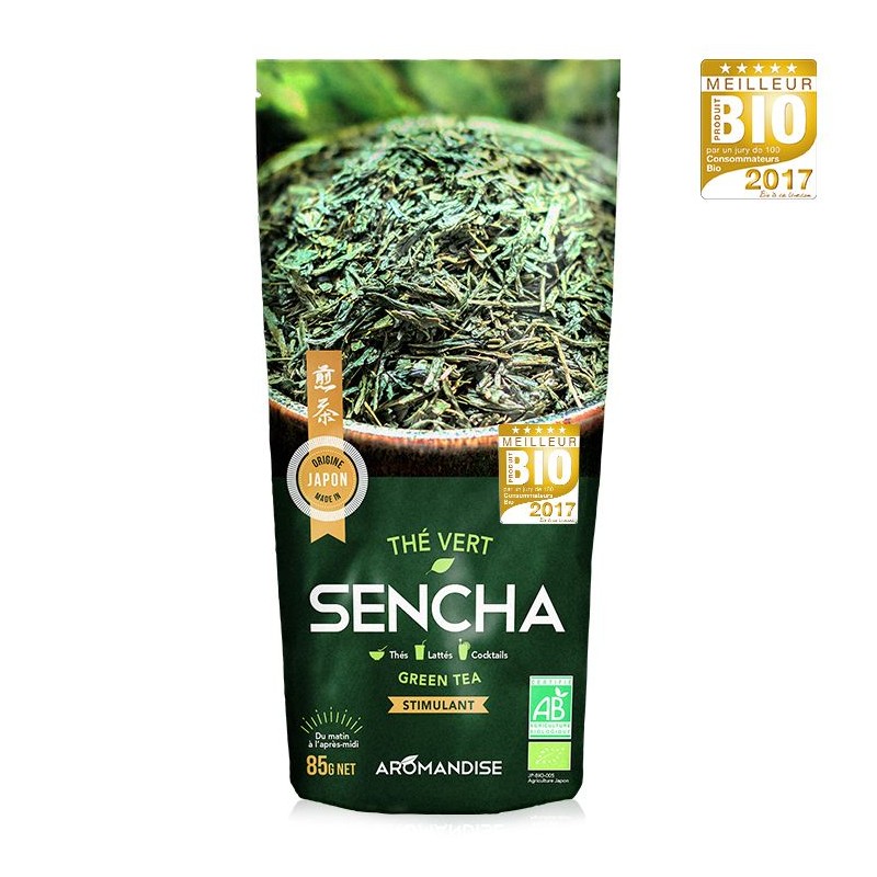 Bio Japanischer Sencha Grüner Tee - 85g - Aromandise
