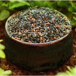 Tè verde e riso giapponese organico Genmaicha - 100g - Aromandise