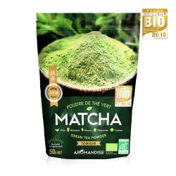 Bio-Matcha-Grünteepulver aus Uji (Japan) - 50g - Aromandise