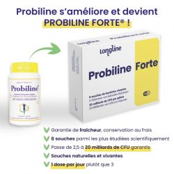 Probiline Forte, Probiotika 8 Stämme/20 Milliarden KBE pro Kapsel - 30 Kapseln - Longline