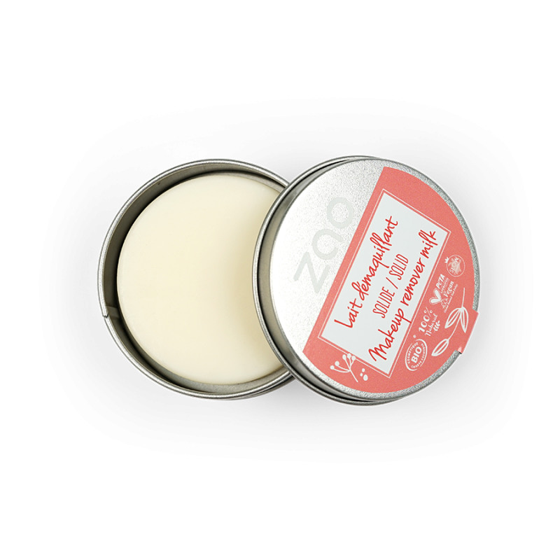 Latte struccante solido,  Certificato Bio & Vegan - 50g - Zao